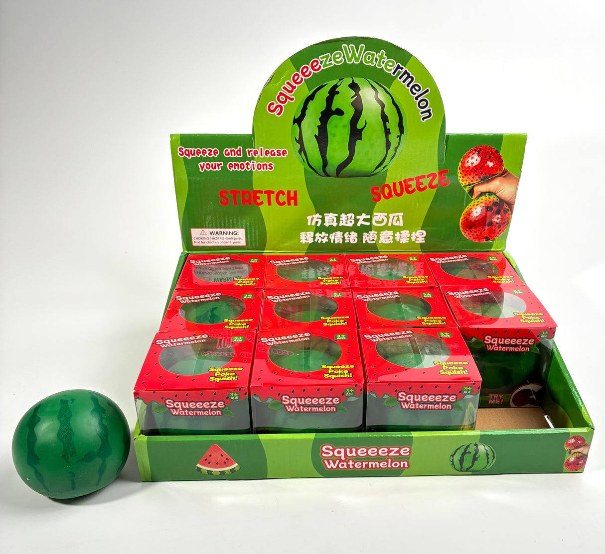 Medium Watermelon Red Ball Squish