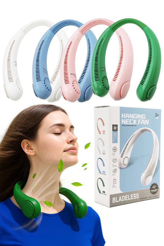 Bladeless Neckband Electrical Fan: ASSORTED / ONE SIZE