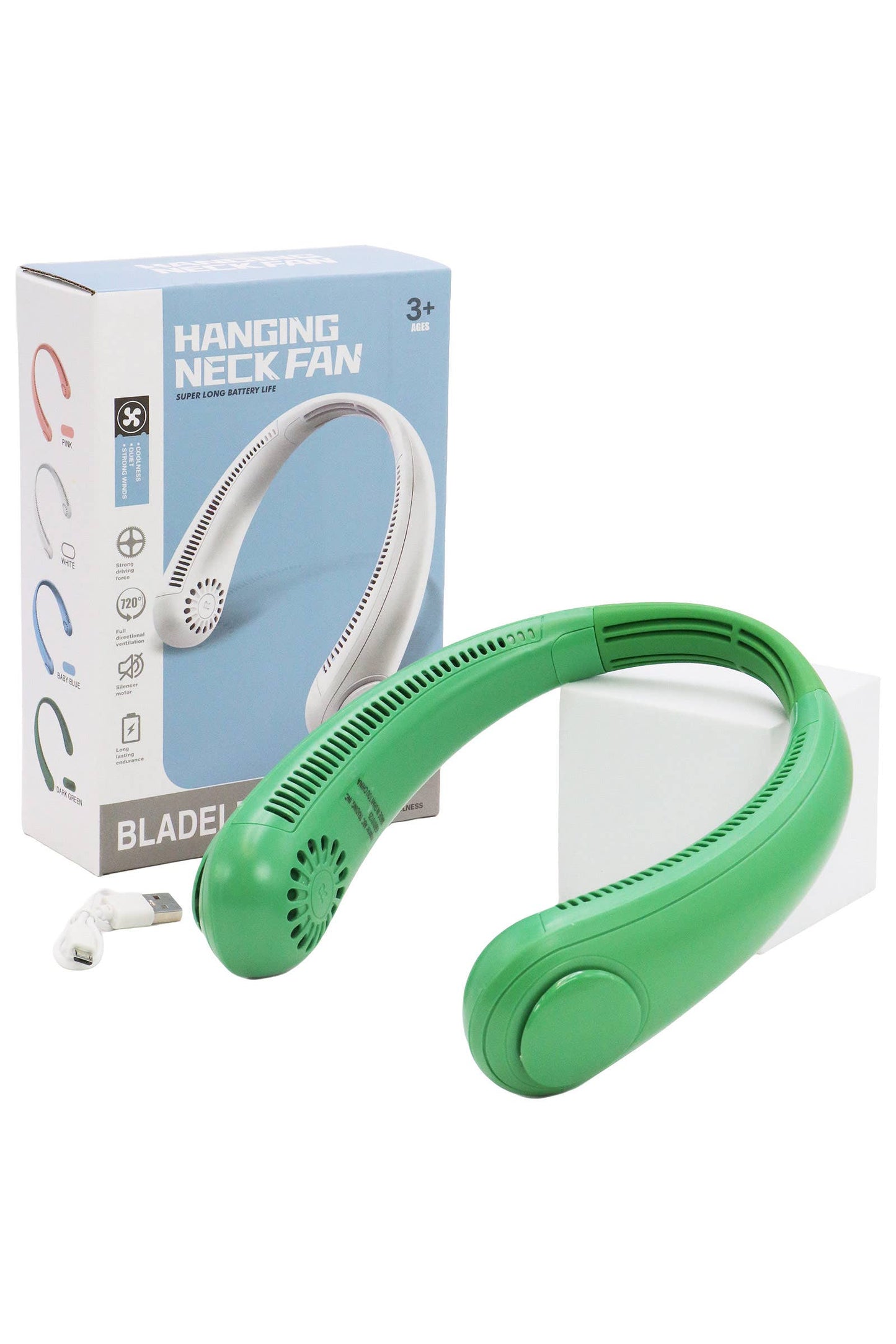 Bladeless Neckband Electrical Fan: ASSORTED / ONE SIZE
