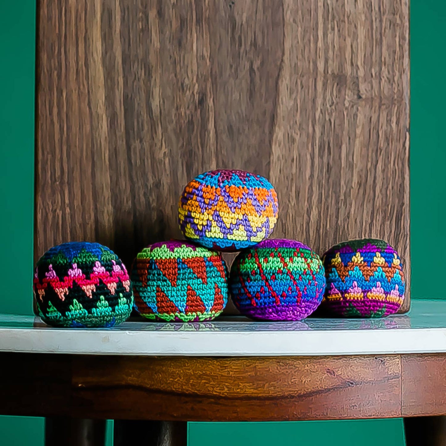 Woven Hacky Sack Footbag — Handmade & Fair Trade