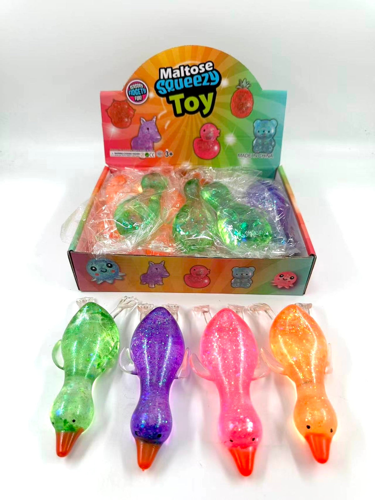 Flat Duck Sugar Squishy Toy